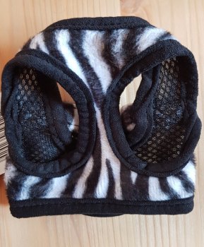 Comfy Harness Zebra Black/White