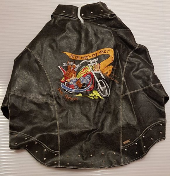 Biker Jacke- Lederimitat